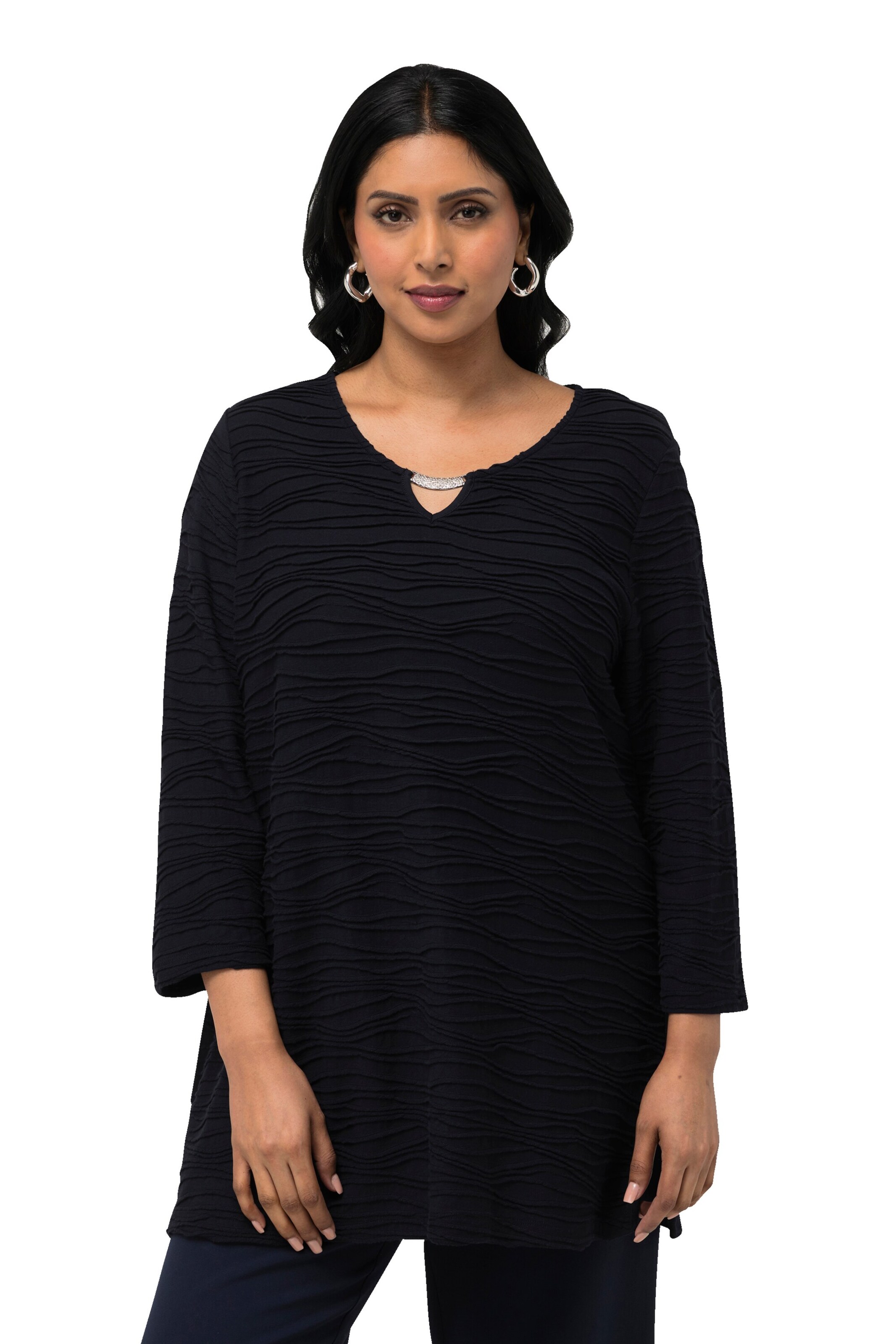 Ulla Popken Shirt in Blue: front