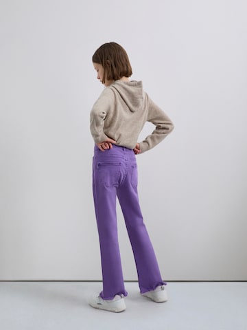 Scalpers Flared Broek ' ' in Roze