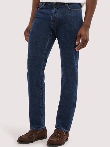 Trussardi Slimfit Jeans in Blauw: voorkant