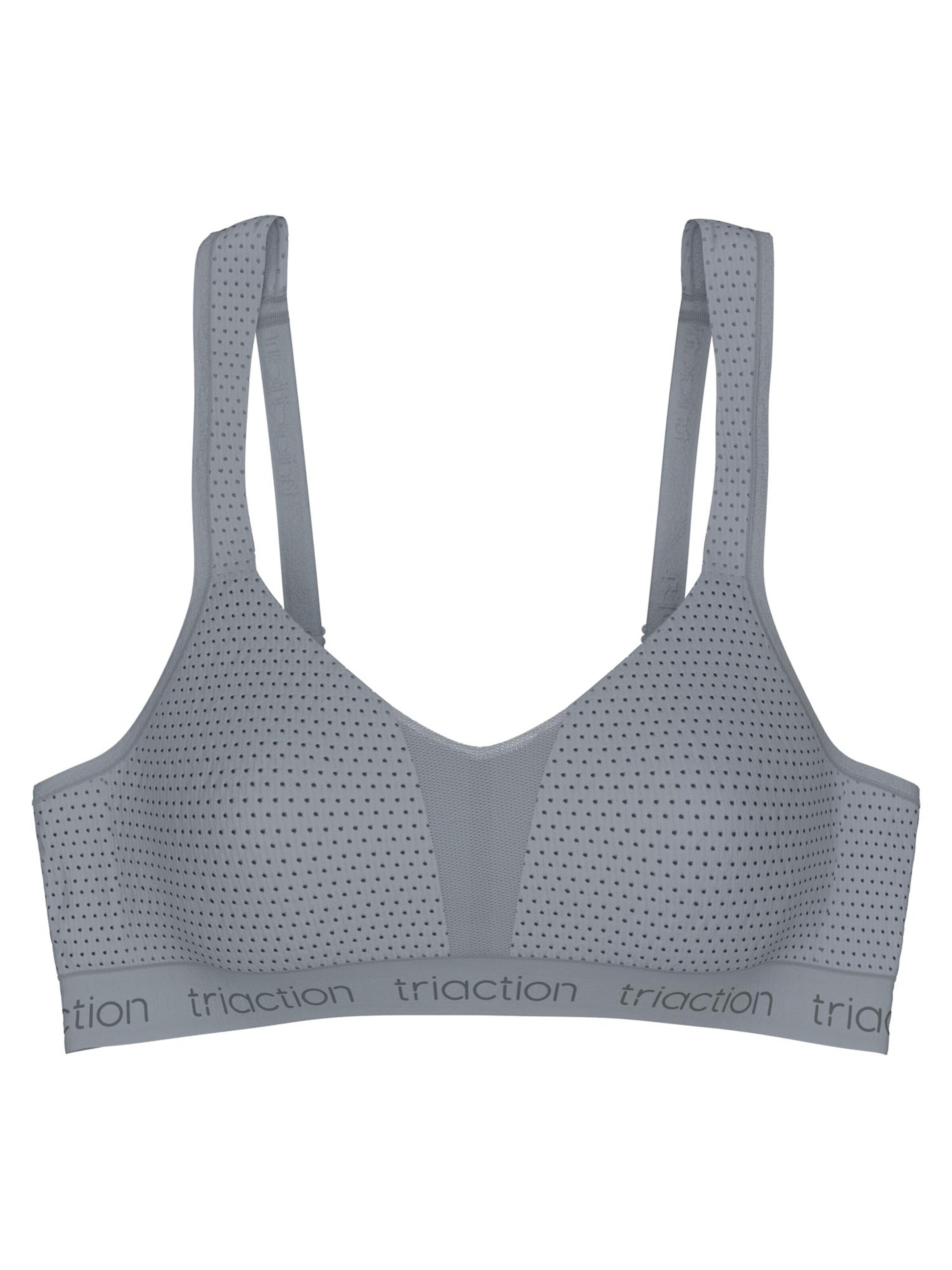 Triumph Triaction Bra 'Energy Lite' in Grey: front