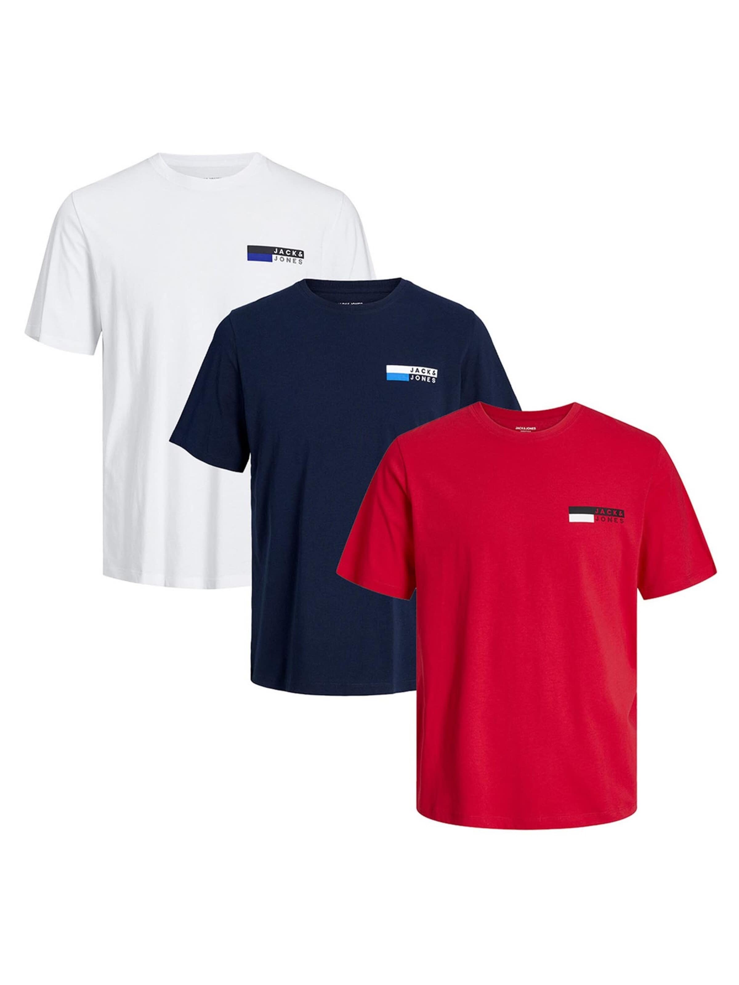 JACK & JONES Shirt 'Corp'‌‌‌‌‌‌‌‌‌ in Weiß: Vorderseite