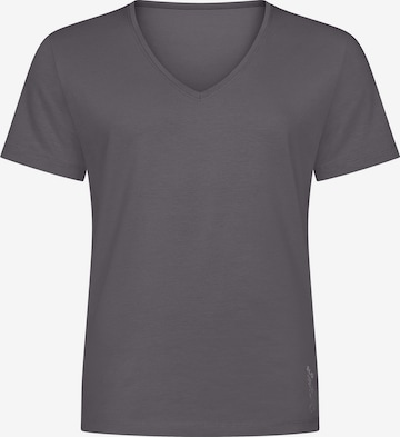 SLOGGI V-Shirt ' SLG Base ' in Grau: Vorderseite