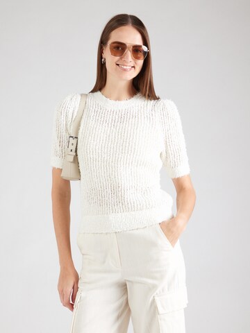 QS Trui in Beige: voorkant