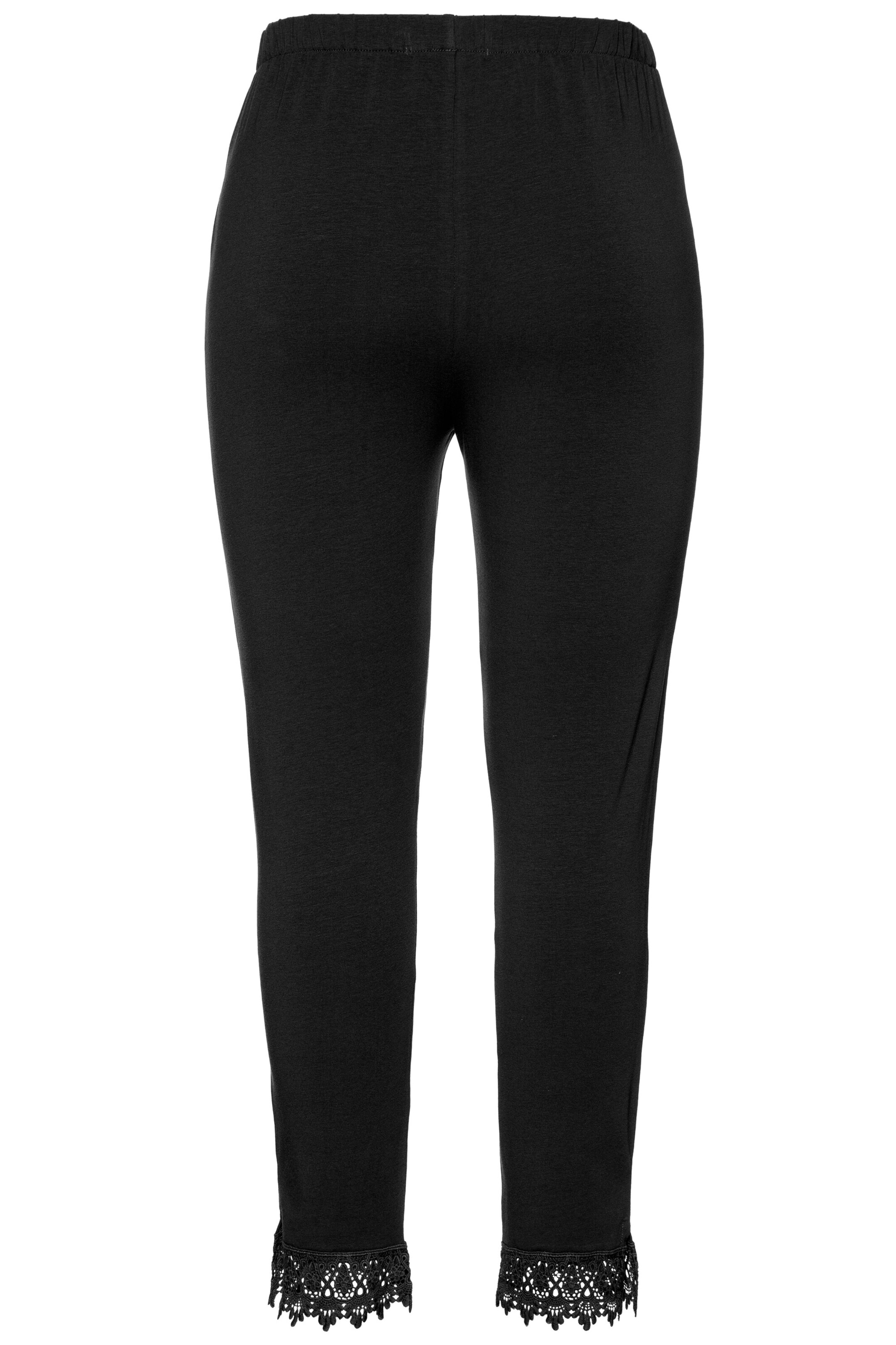 Ulla Popken Skinny Leggings in Schwarz