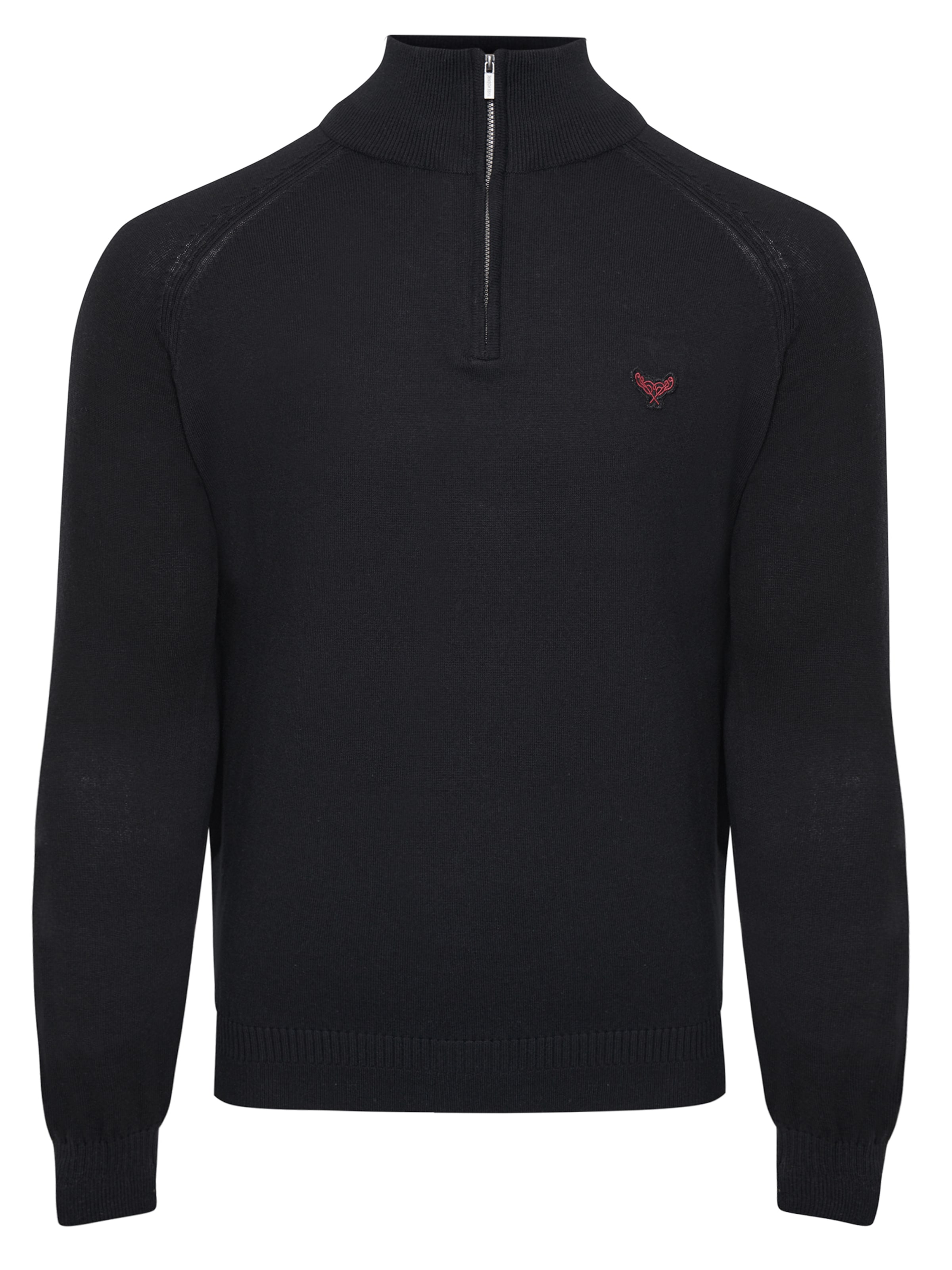 Threadbare Pullover 'Lawson' in Schwarz: Vorderseite