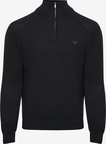 Threadbare Sweater 'Lawson' in Black: front