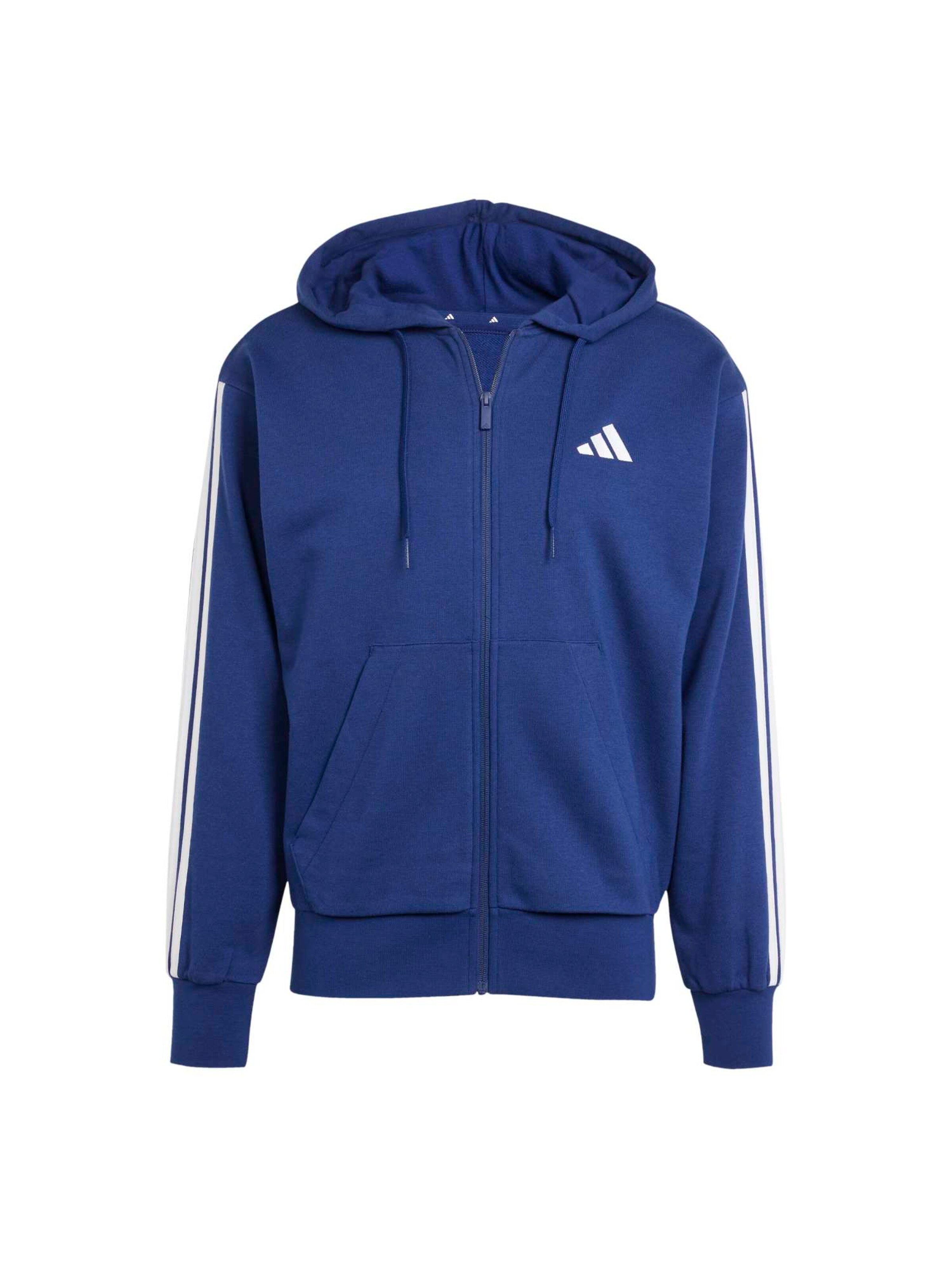 ADIDAS SPORTSWEAR Sportsweatjacke 'ESSENTIALS' in Blau: Vorderseite