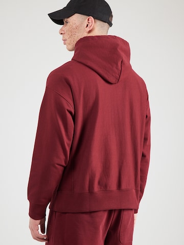 Calvin Klein Jeans Sweatshirt in Rood: terug