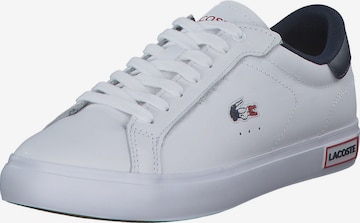 LACOSTE Sneakers laag 'Powercourt' in Wit: voorkant