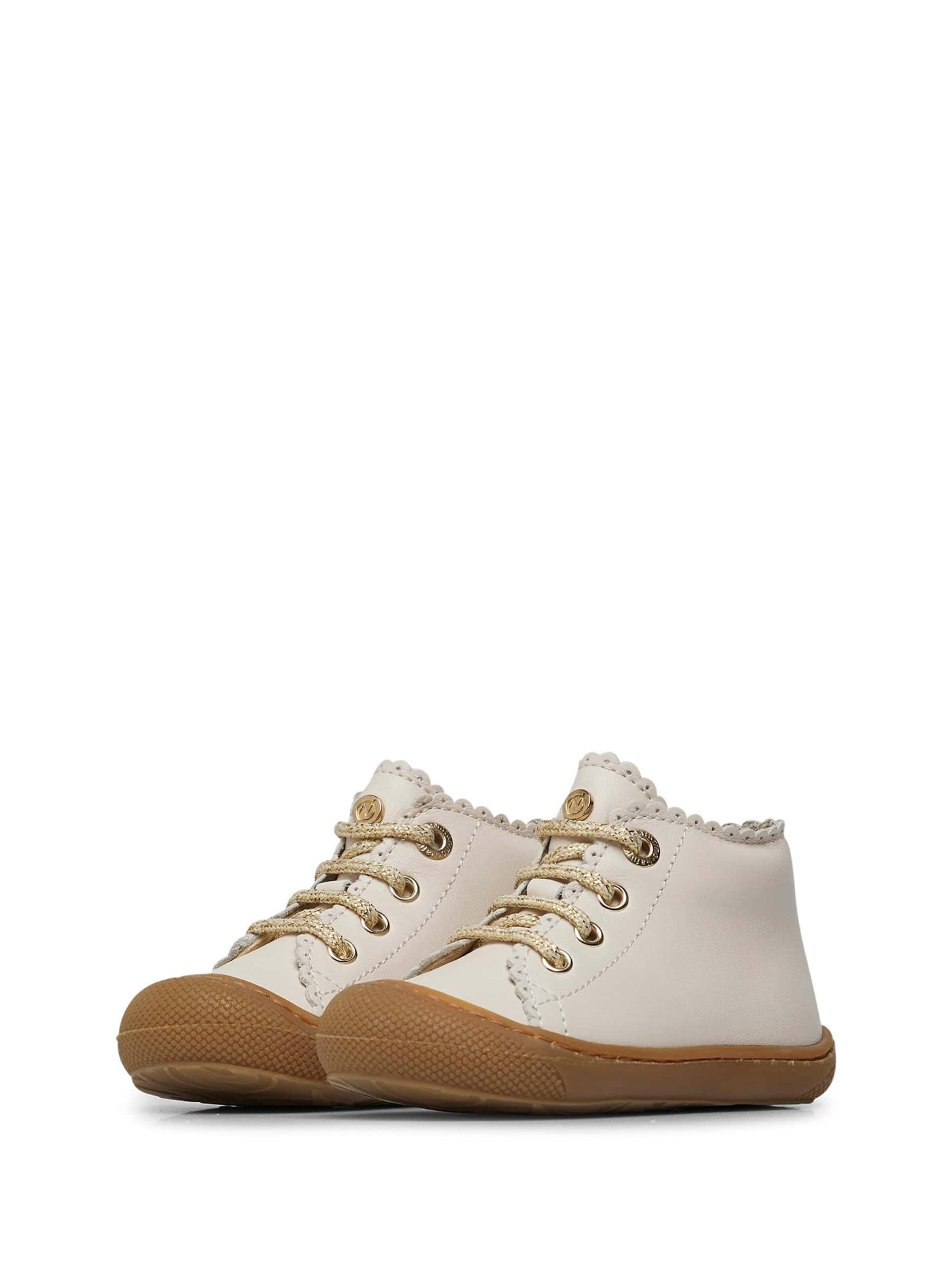 NATURINO Lage schoen 'COTTINS' in Wit