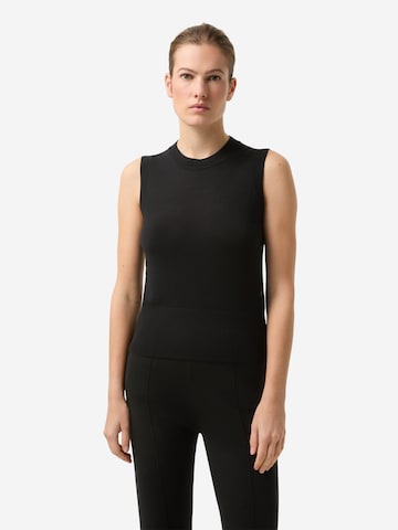 BOGNER Top 'Isola' in Schwarz: Vorderseite