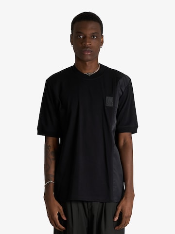 T-Shirt Yes London en noir : devant