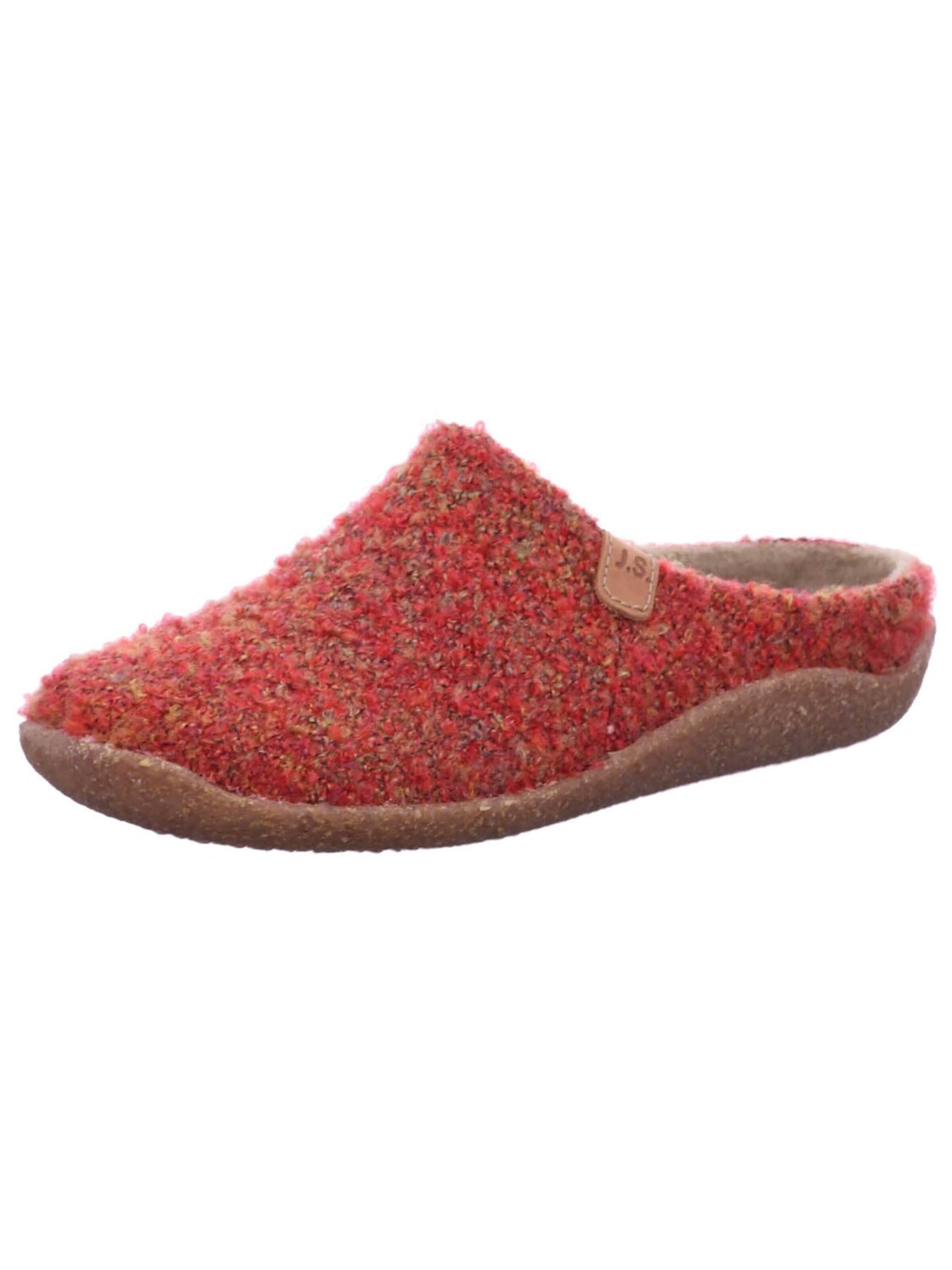 Pantoufle 'Hausschuh Damen 54803 MA437 402 Textil in rot' JOSEF SEIBEL en rouge : devant