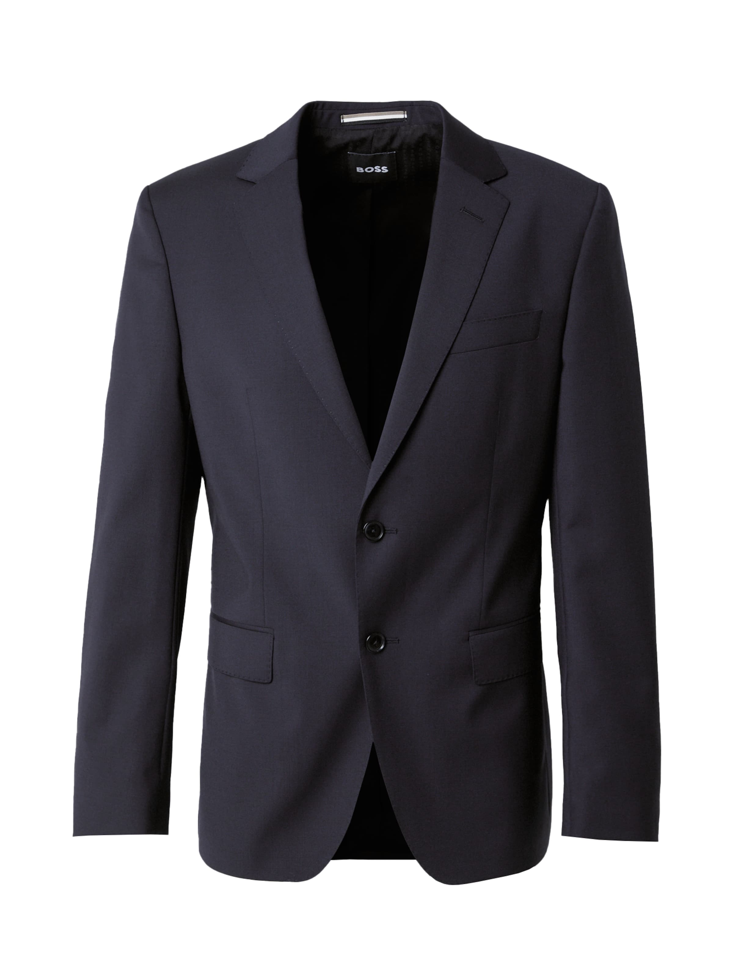 BOSS Слим Пиджак 'H-Huge' в Синий: спереди