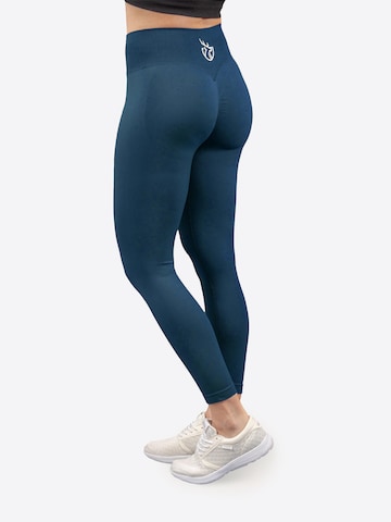 Strammer Max Performance Skinny Leggings 'Scrunch'‌‌‌‌‌‌‌‌ in Blau