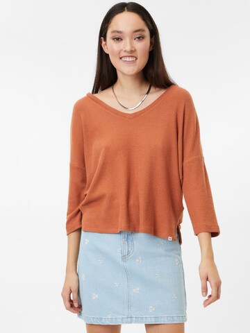 T-shirt TOM TAILOR DENIM en orange : devant