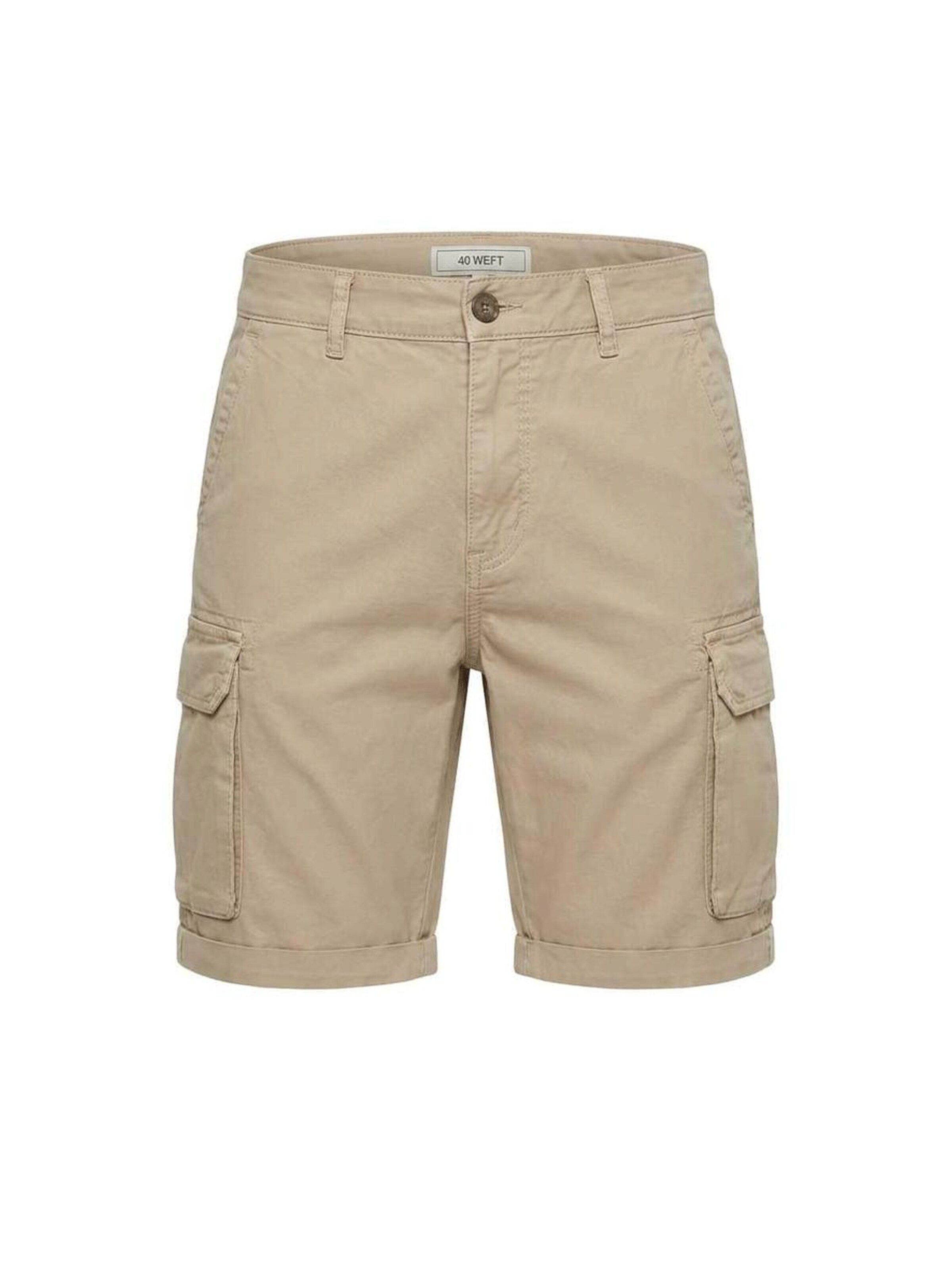 regular Pantaloni di 40weft in beige: frontale