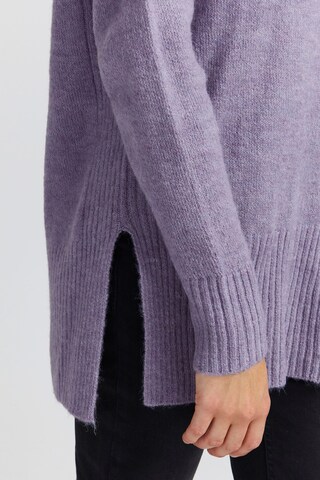 ICHI Strickpullover 'KAMARA' in Lila