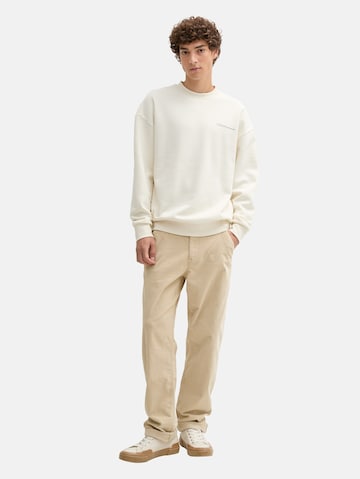 TOM TAILOR DENIM Loose fit Trousers in Beige