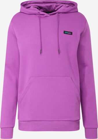 OAKLEY Sport sweatshirt i lila: framsida