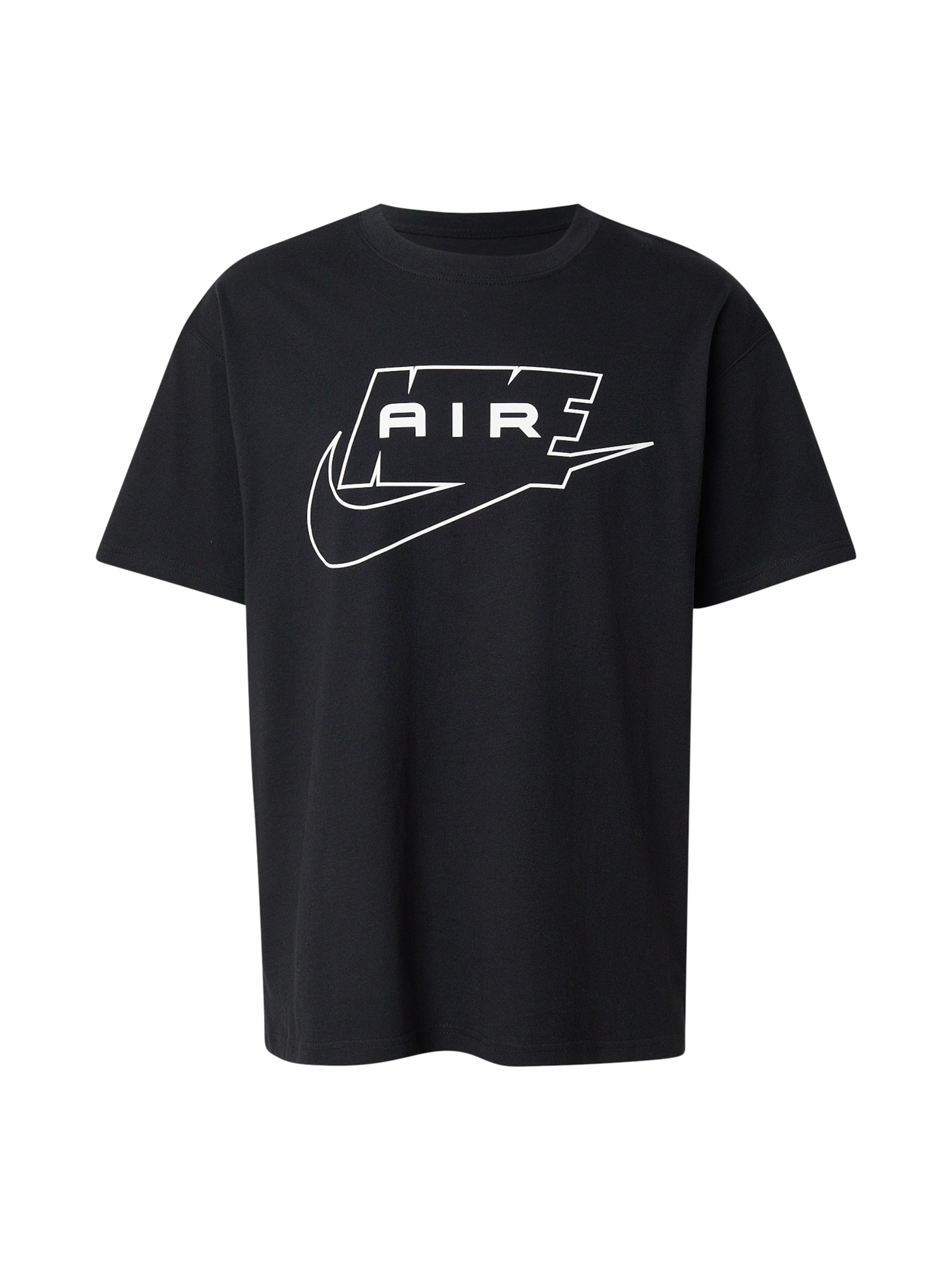 melns Nike Sportswear T-Krekls: no priekšpuses