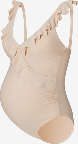 Bustier Maillot de bain 'Sima' Noppies en beige : devant