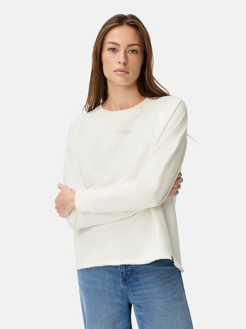 CAMEL ACTIVE Sweatshirt in White: front