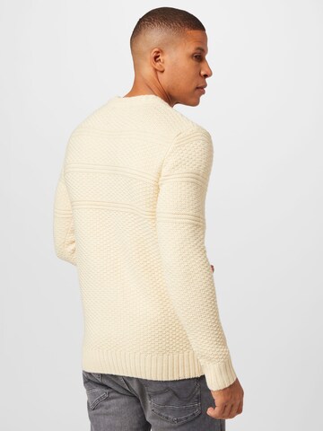 INDICODE JEANS Pullover 'Shores' in Beige