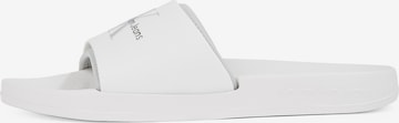 Calvin Klein Muiltjes in Wit: voorkant