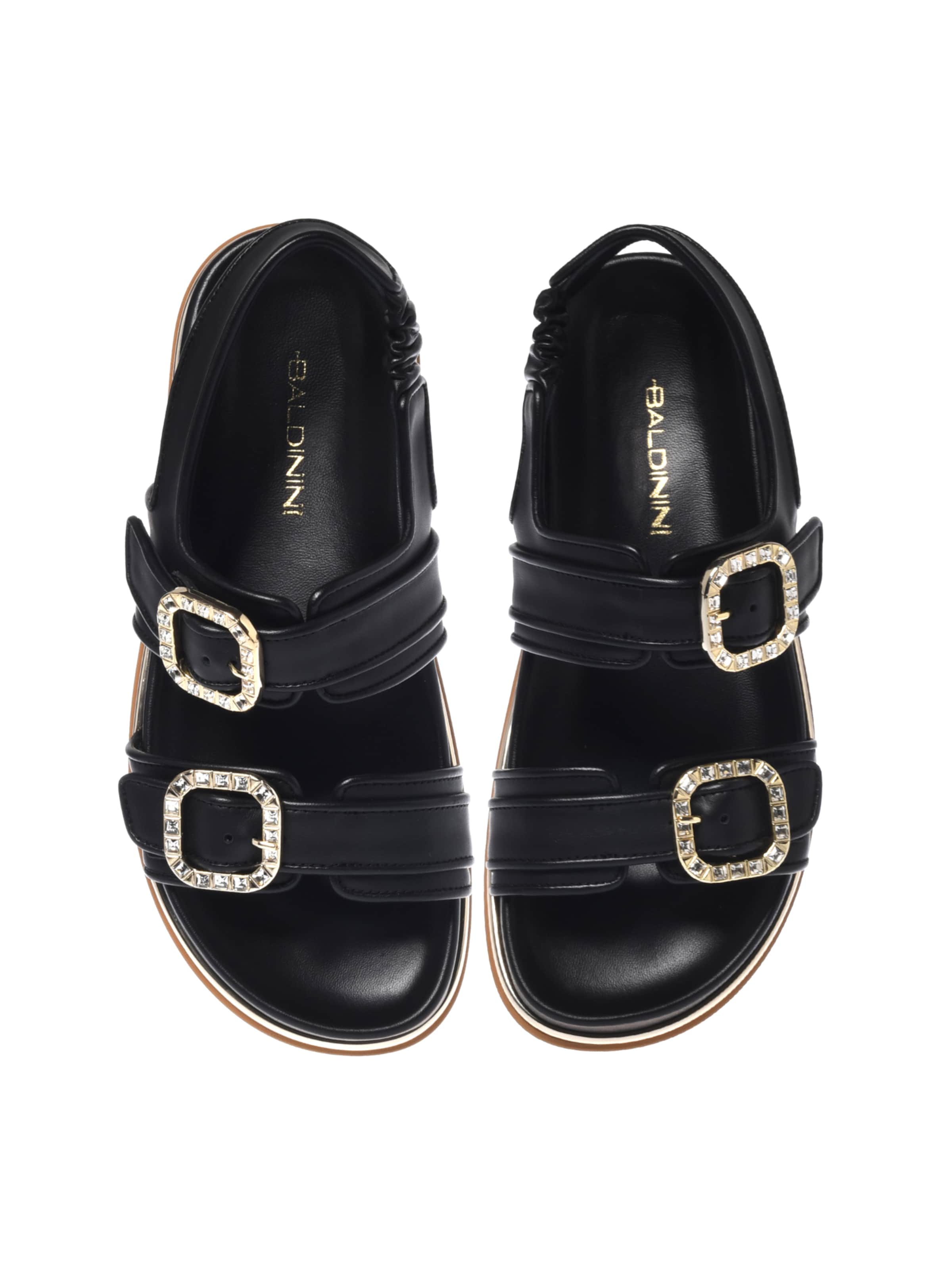 BALDININI Sandale in Schwarz