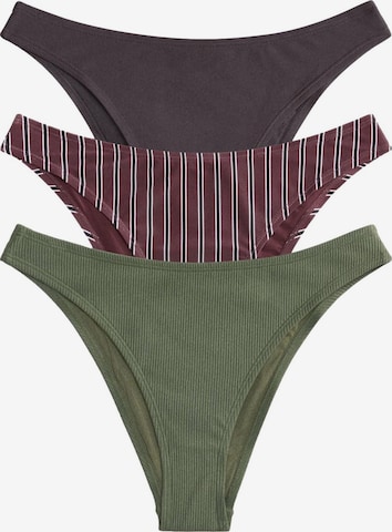 The Set Bikinitrusse i brun: forside