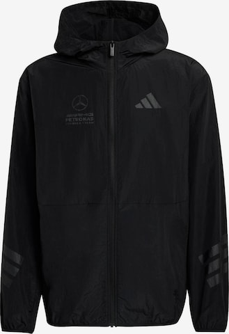 ADIDAS SPORTSWEARSportska jakna 'MER LOT WB M' - crna boja: prednji dio