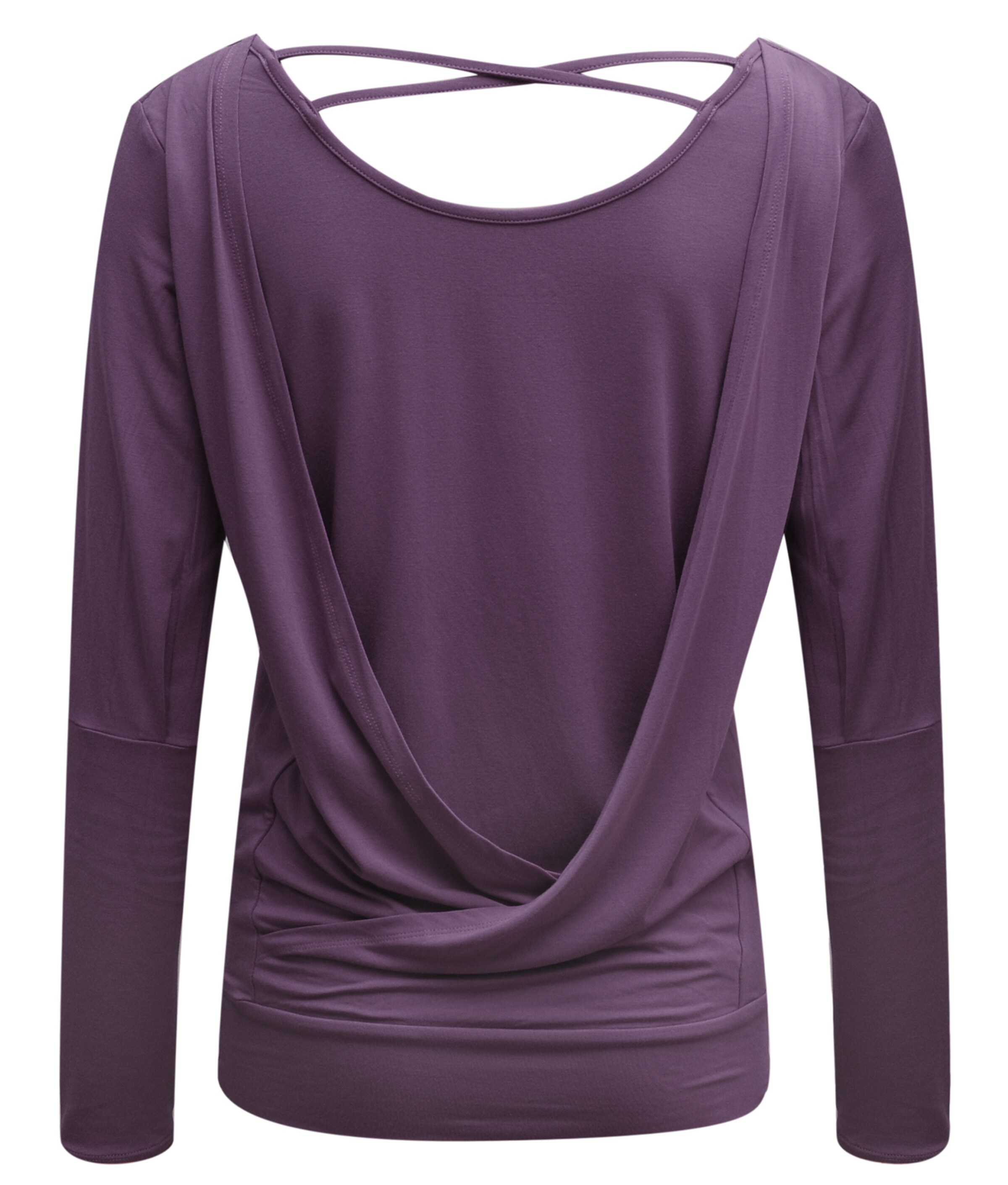 YOGISTAR.COM Performance Shirt 'Flowing Shakti' in Purple