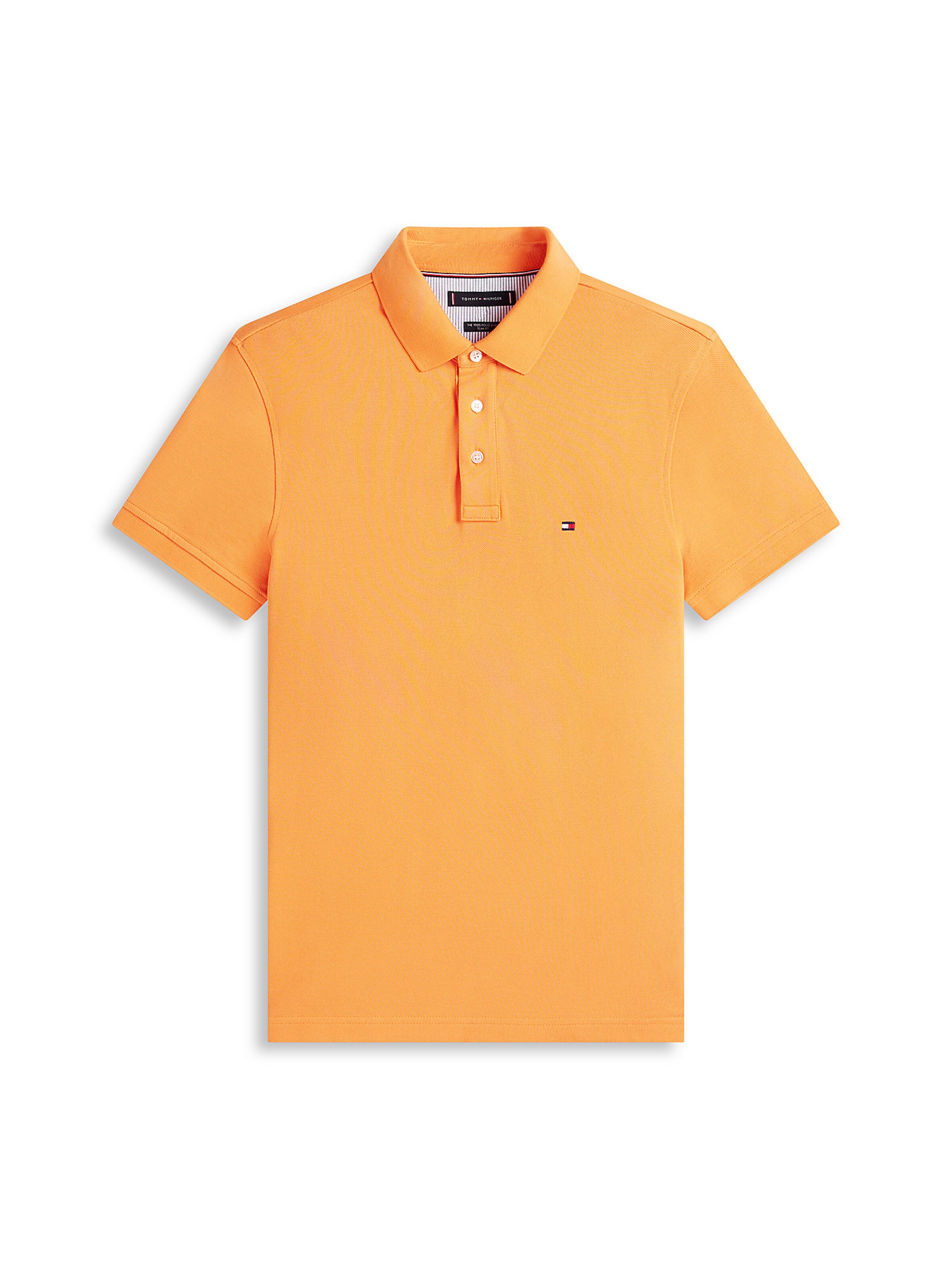 TOMMY HILFIGER Shirt 'CORE 1985 SLIM POLO' in Orange, Item view
