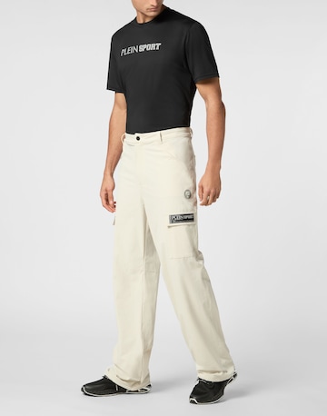 Plein Sport Loosefit Cargobroek 'Scratch' in Beige