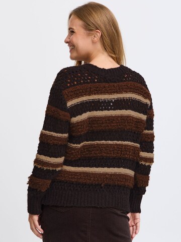PULZ Jeans Knit cardigan in Brown