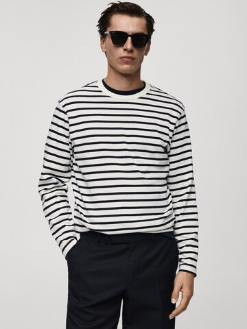 MANGO MAN Shirt 'MARINER' in Blue: front