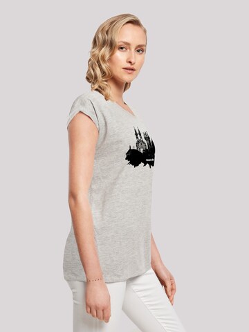 T-shirt 'Cities Collection - Munich skyline' F4NT4STIC en gris