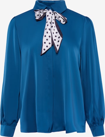 Chemisier usha BLACK LABEL en bleu : devant
