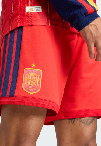 ADIDAS PERFORMANCE Regular Sportbroek 'Spanien 26 Authentic' in Rood