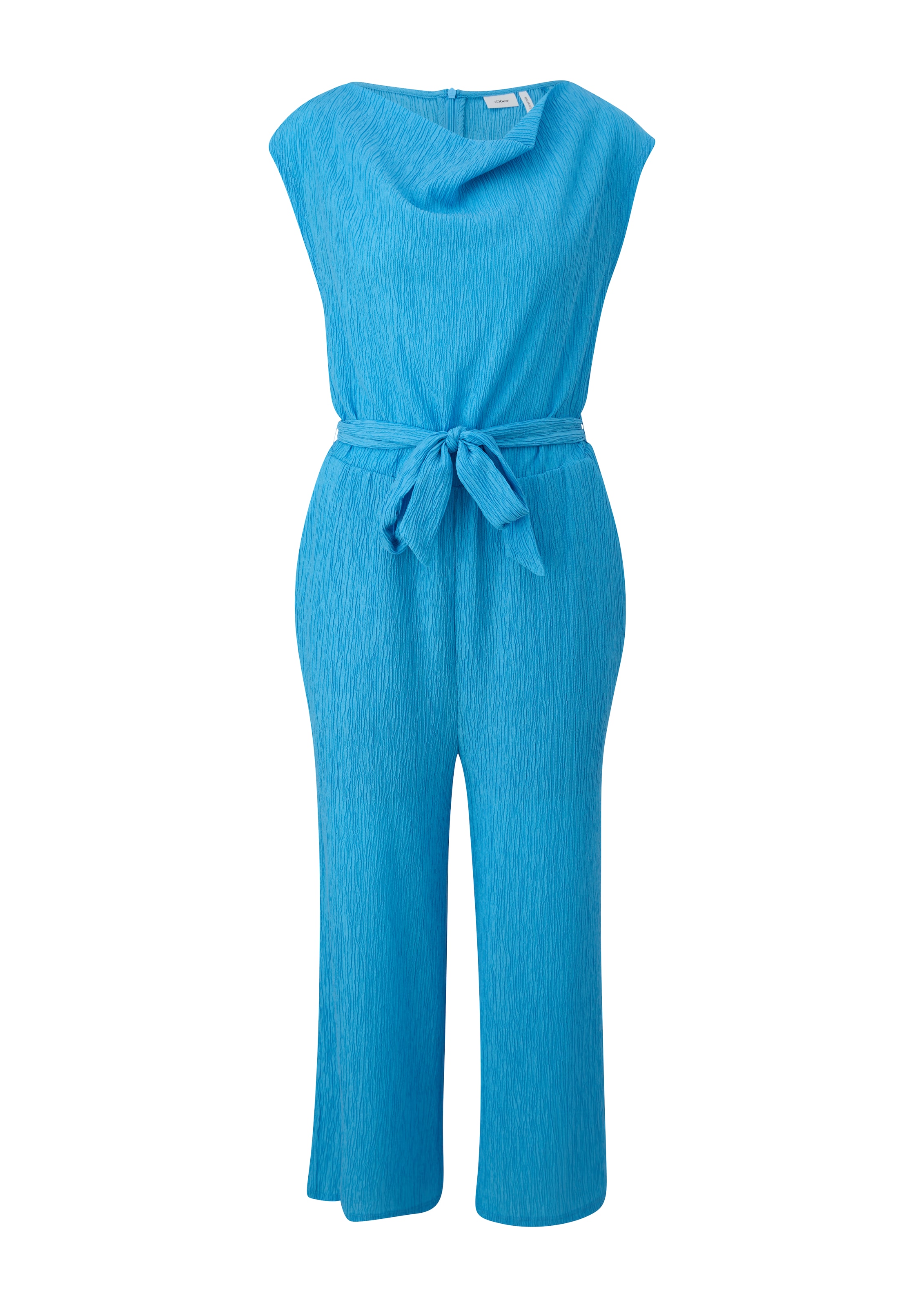s.Oliver BLACK LABEL Jumpsuit in Blauw: voorkant
