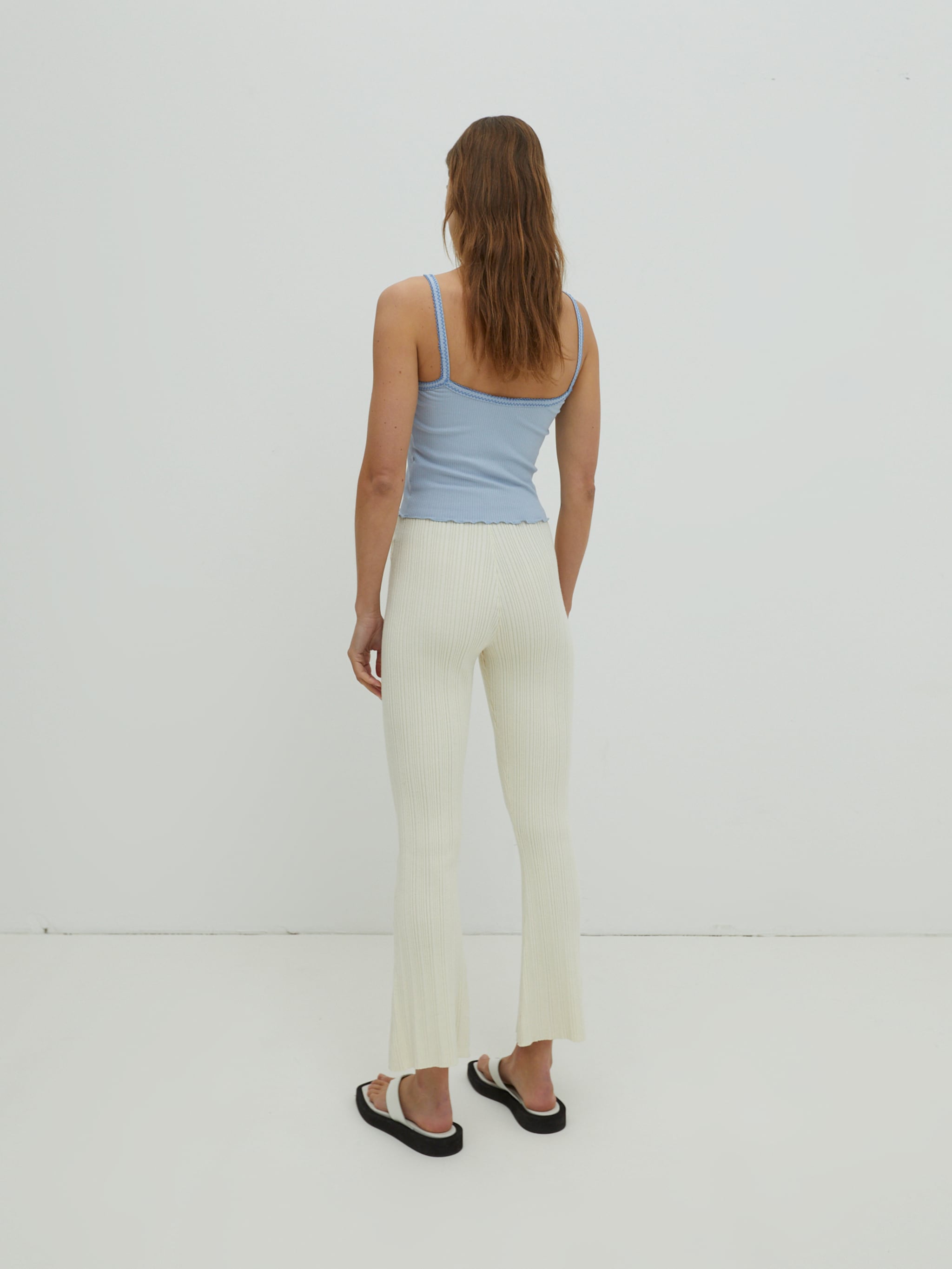 EDITED Producten Gebreide top 'Clara' Blauw