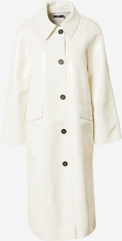 Manteau mi-saison Nasty Gal en blanc : devant