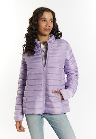 MYMO Between-Season Jacket in Purple: front