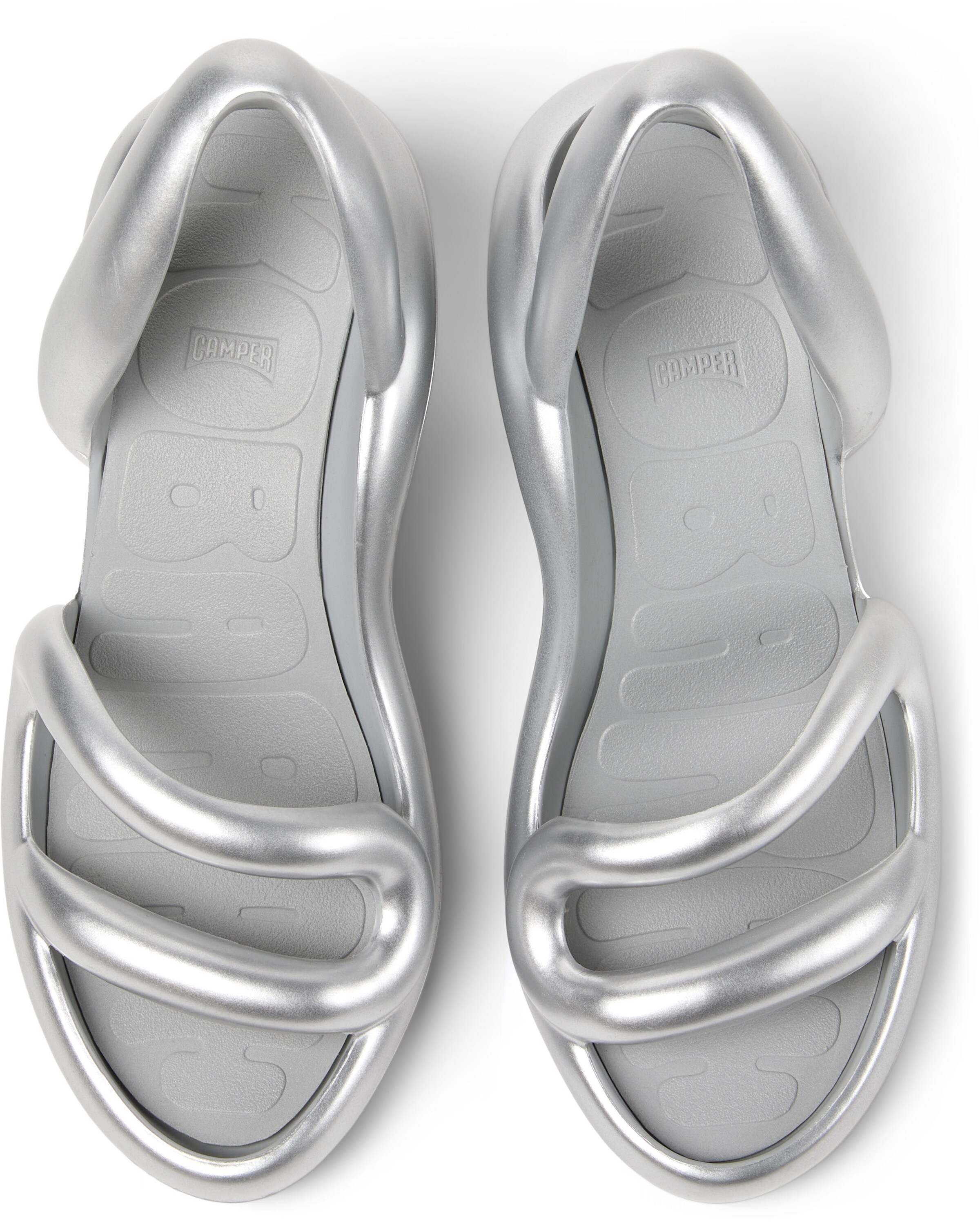 Sandalo 'Kobarah' di CAMPER in grigio