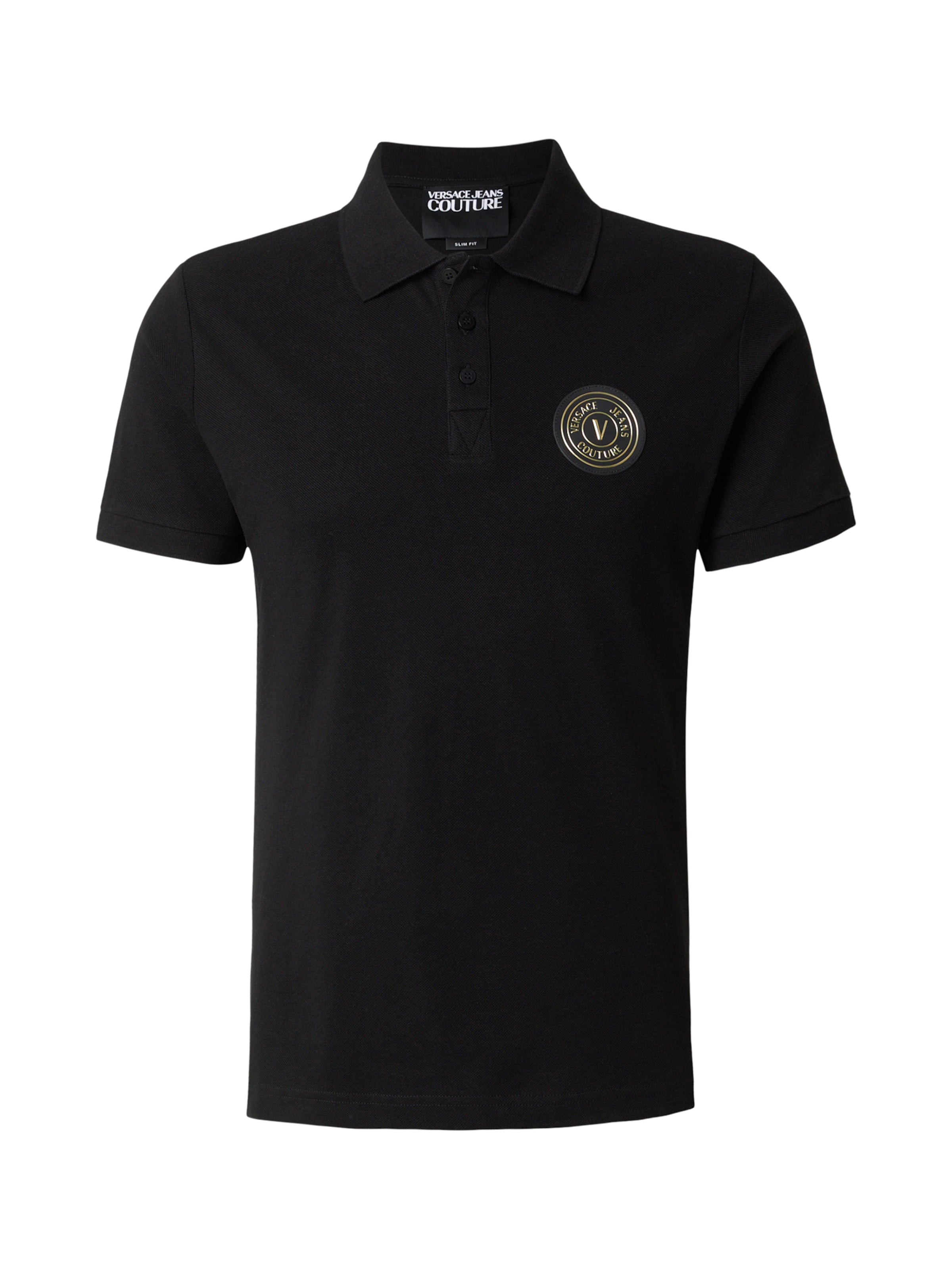 Versace Jeans Couture Μπλουζάκι σε μαύρο: μπροστά