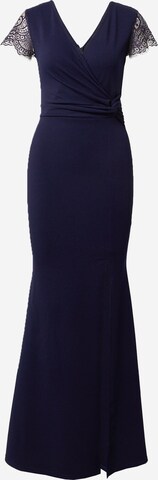 Sistaglam Společenské šaty 'STACEY' – modrá: přední strana