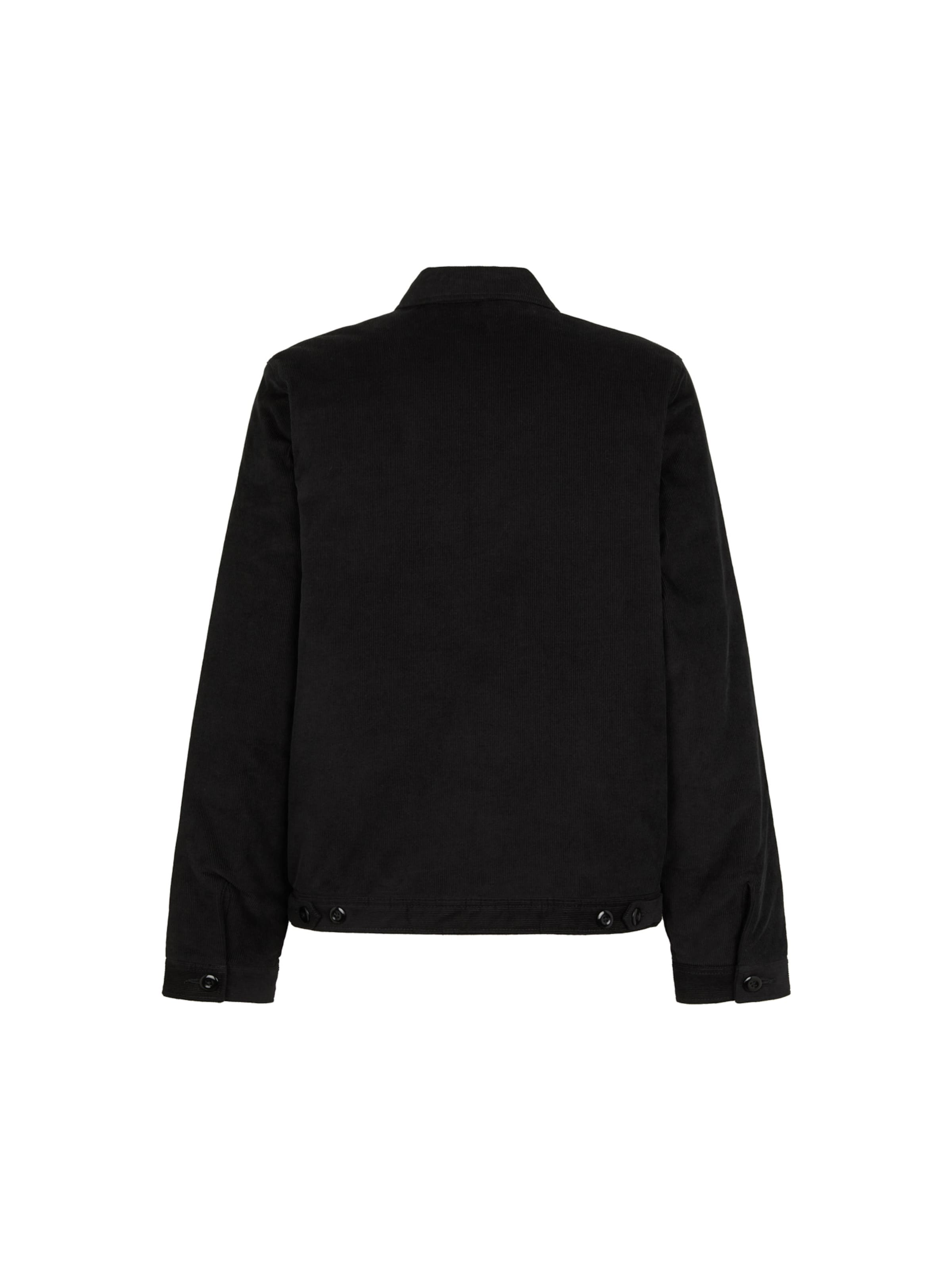 DICKIES Övergångsjacka 'CORDUROY EISENHOWER' i svart