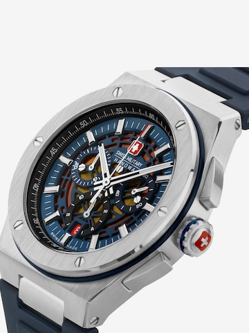 SWISS MILITARY HANOWA Analoog horloge 'Mission XFor-02' in Blauw