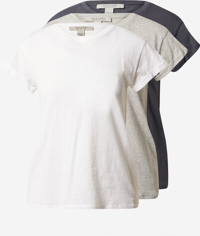 AllSaints T-shirt 'ANNA' en anthracite / gris clair / gris chiné, Vue avec produit